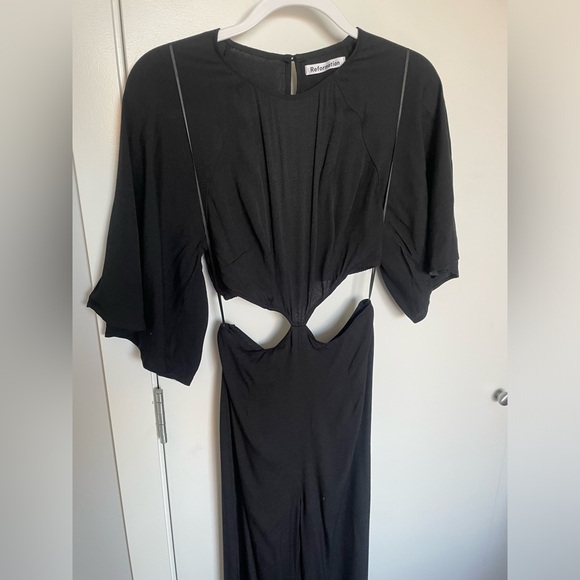 Reformation cornelia Black Jumpsuit - Picture 8 of 8